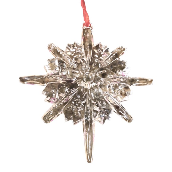 ⭐️CRYSTAL SNOWFLAKE ORNAMENT⭐️ - Picture 1 of 1